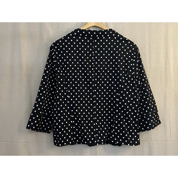 Pendleton Womens Whimsical Polka Dot Button Up Shirt Size XL Classic Retro Vibes - Picture 2 of 7